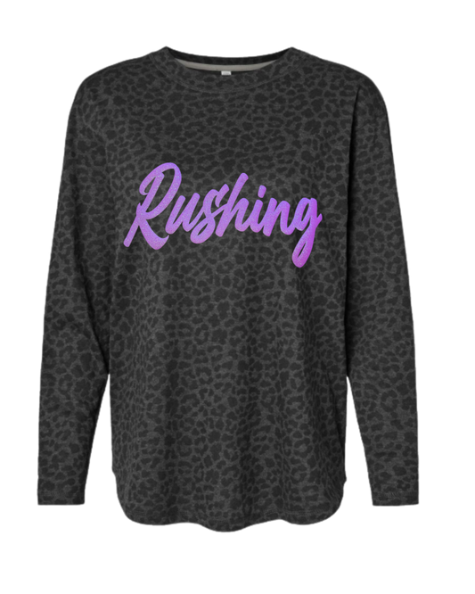 Rushing Leopard Puff Longsleeve