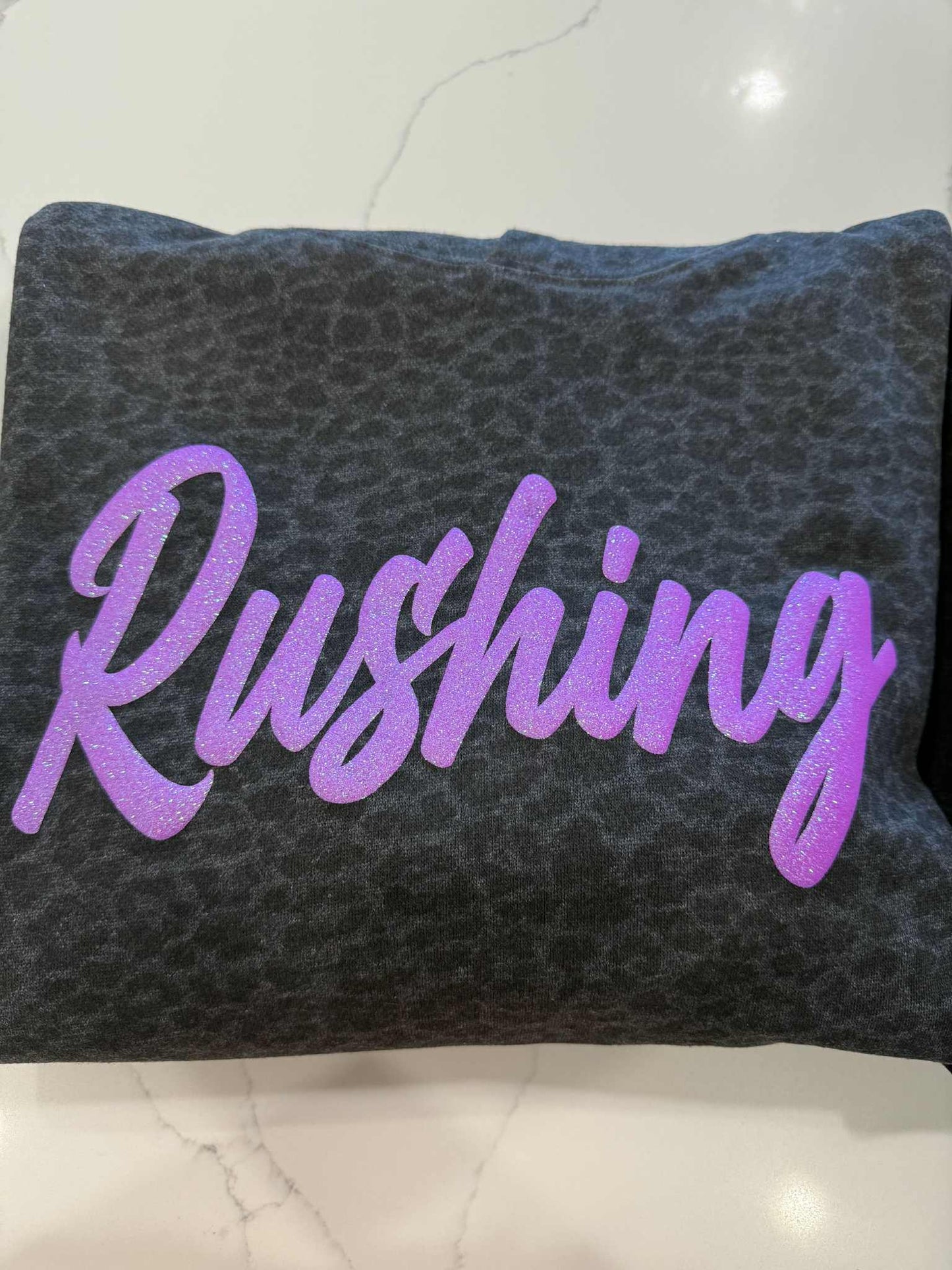 Rushing Leopard Puff Hoodie